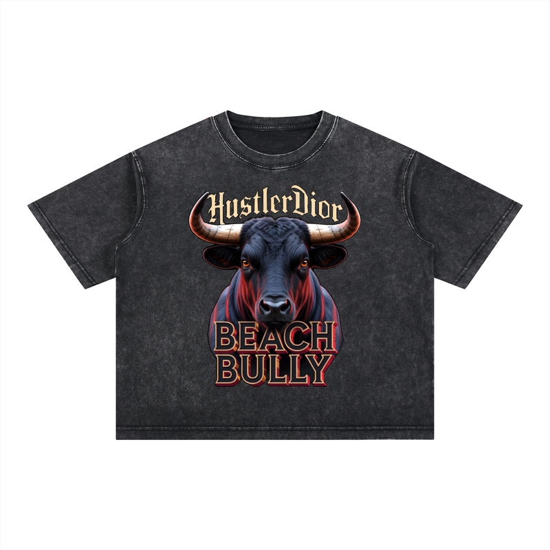Mineral Wash Boxy Cotton T-Shirt