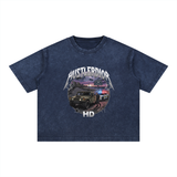 Mineral Wash Boxy Cotton T-Shirt
