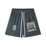 Mesh Drawstring Shorts