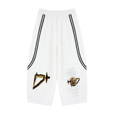 Unisex Wide Leg Piping Sweatpants