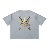 Mineral Wash Boxy Cotton T-Shirt