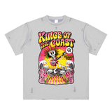 Hand-frayed Reversible T-shirt