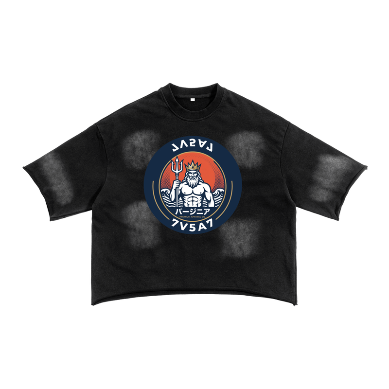 Sunfade French Terry Raw Edge T-Shirt