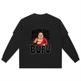 Layered Long Sleeve Oversized Tee
