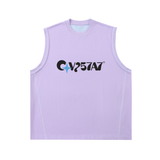 Crown & Concrete Contrast Panel Cooling Performance Tank - LavenderCooling Performance Top