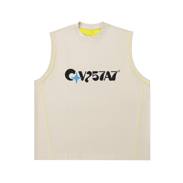 Crown & Concrete Contrast Panel Cooling Performance Tank - LavenderCooling Performance Top