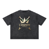 Mineral Wash Boxy Cotton T-Shirt