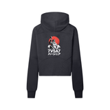 Cropped Half-Zip Hoodie