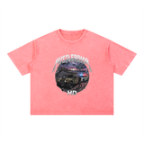 Mineral Wash Boxy Cotton T-Shirt