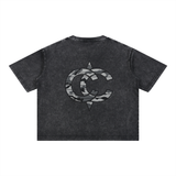 Mineral Wash Boxy Cotton T-Shirt