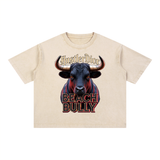 Mineral Wash Boxy Cotton T-Shirt
